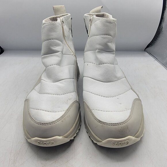 Franco Sarto Alps Womens 9 M White Boots Water Resistant Winter Casual Outdoors - Picture 2 of 13